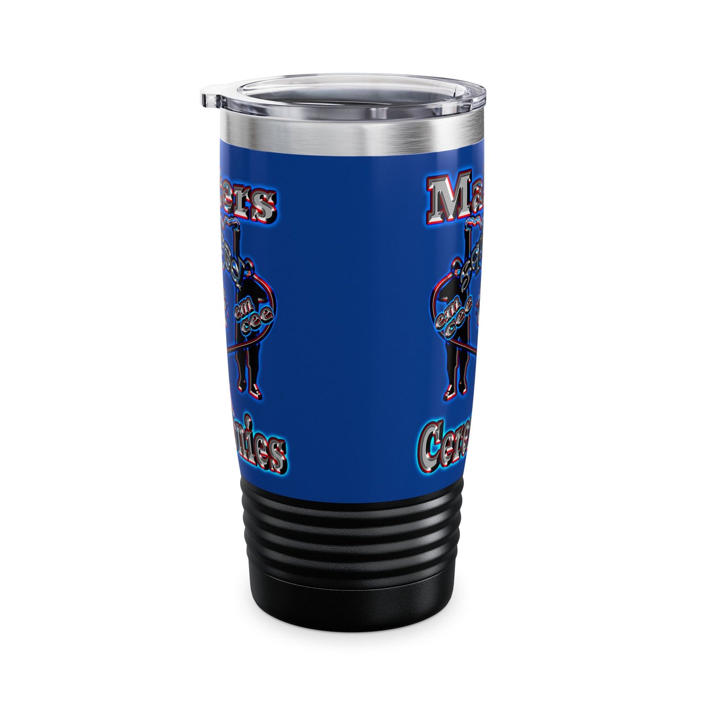 em cee squared - Ringneck Tumbler, 20oz (dark blue)