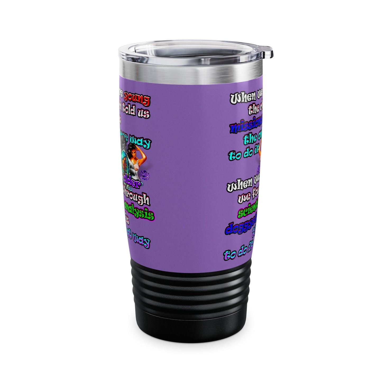 doggystyle - Ringneck Tumbler, 20oz (light purple)