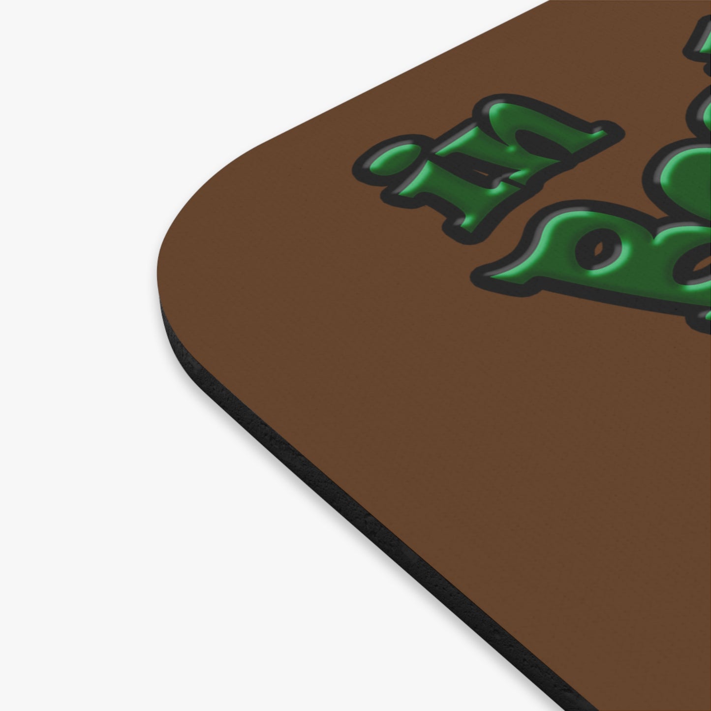 celtics logo - Mouse Pad (Rectangle) (brown)