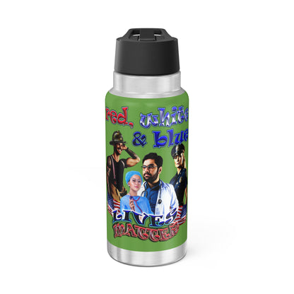 rw&b lives matter - Gator Tumbler, 32oz (green)