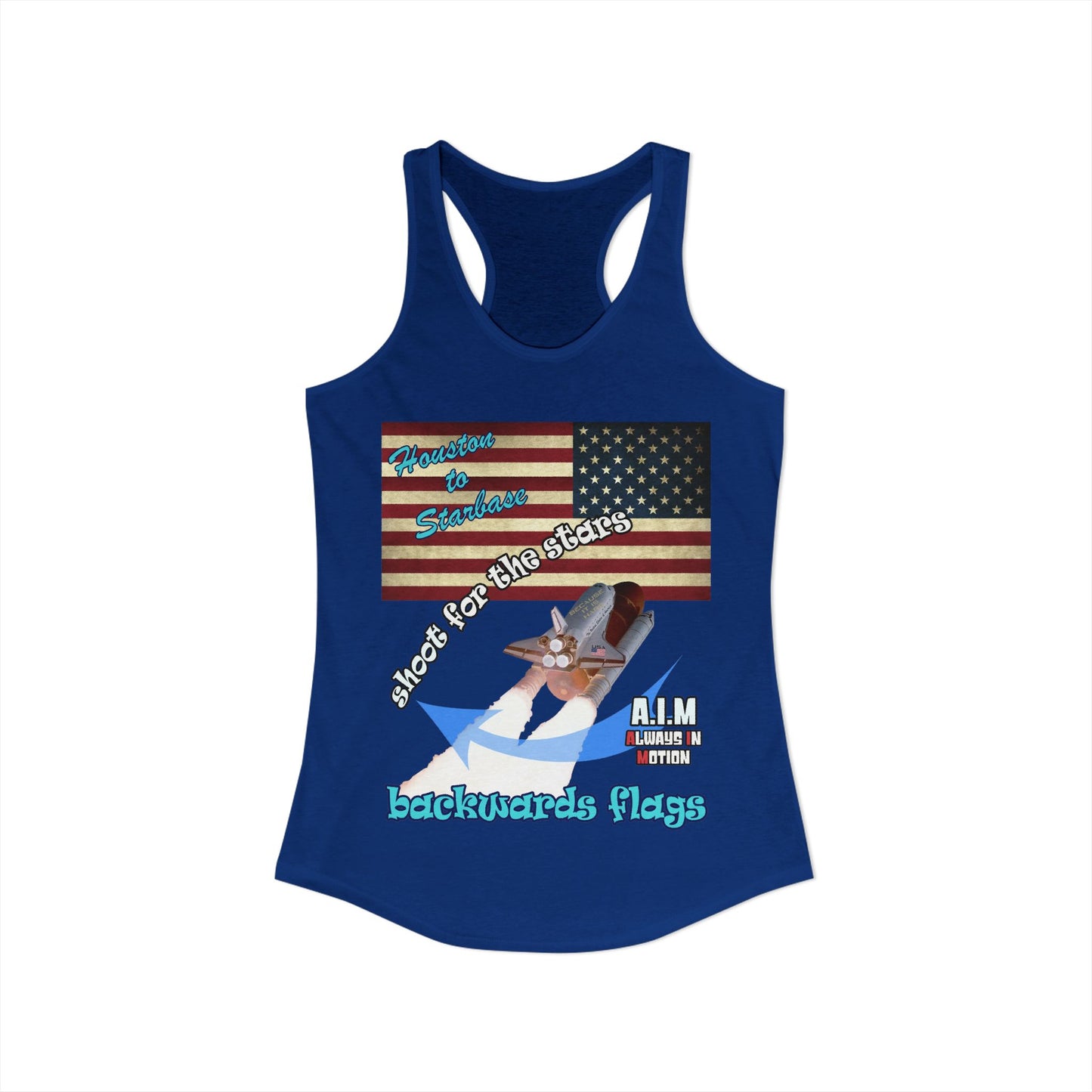 shoot for the stars - Women's Ideal Racerback Tank