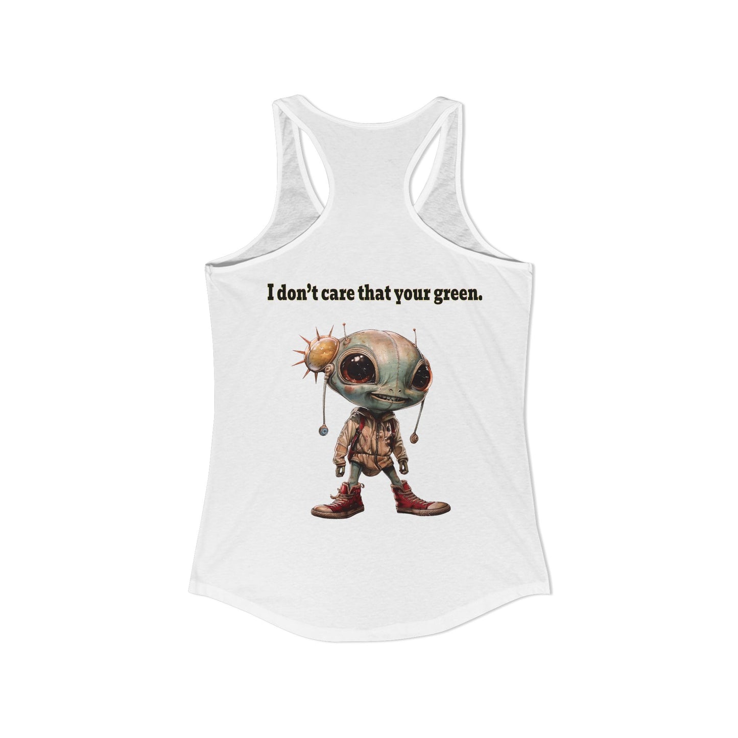 I don't care that your grey - Women's Ideal Racerback Tank