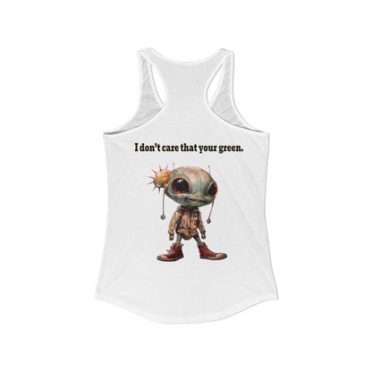 I don't care that your grey - Women's Ideal Racerback Tank
