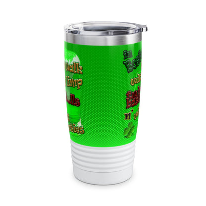 celtics logo - Ringneck Tumbler, 20oz (logo green)