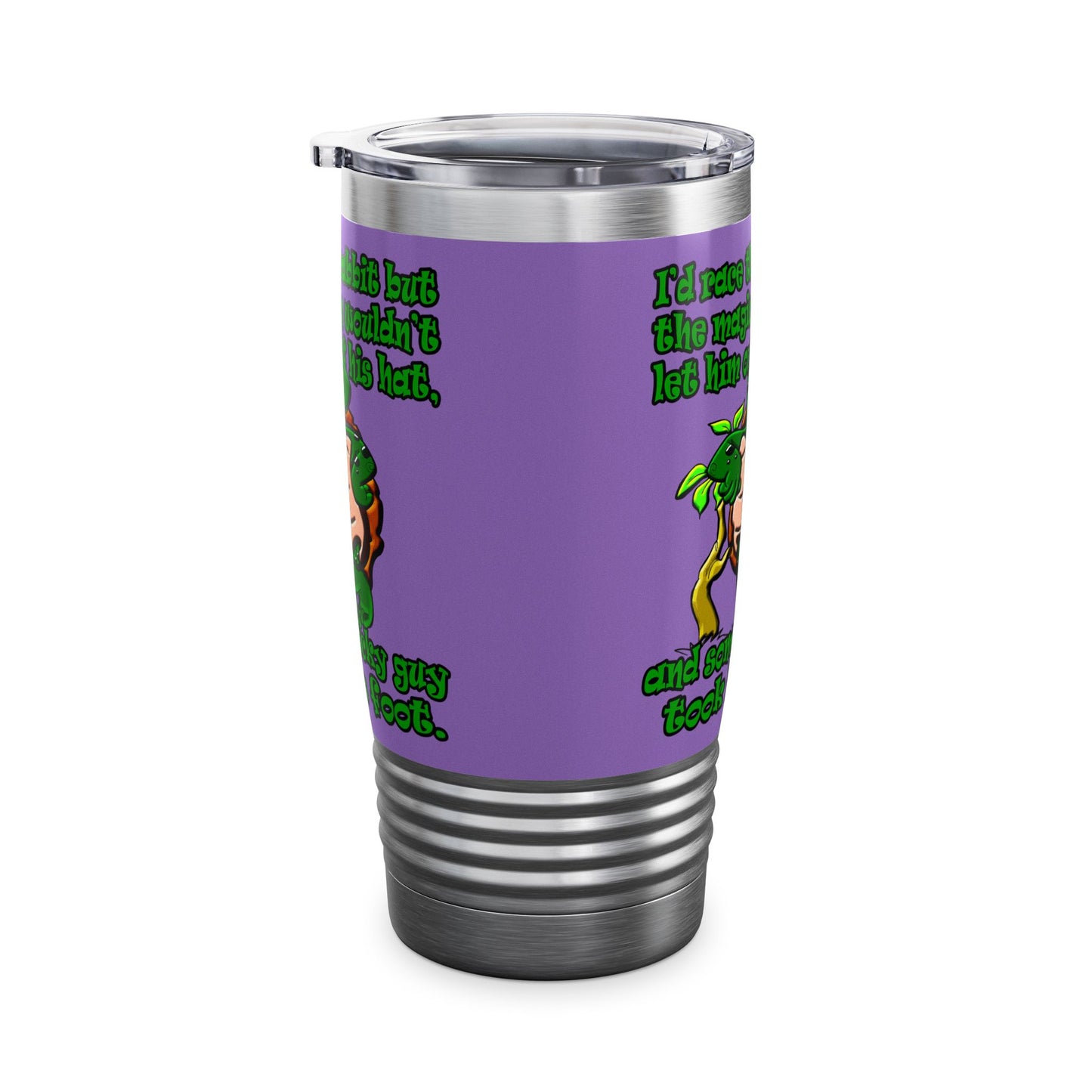 turtle race - Ringneck Tumbler, 20oz (light purple)