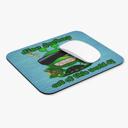 disc jockey - Mouse Pad (Rectangle) (faded blue)
