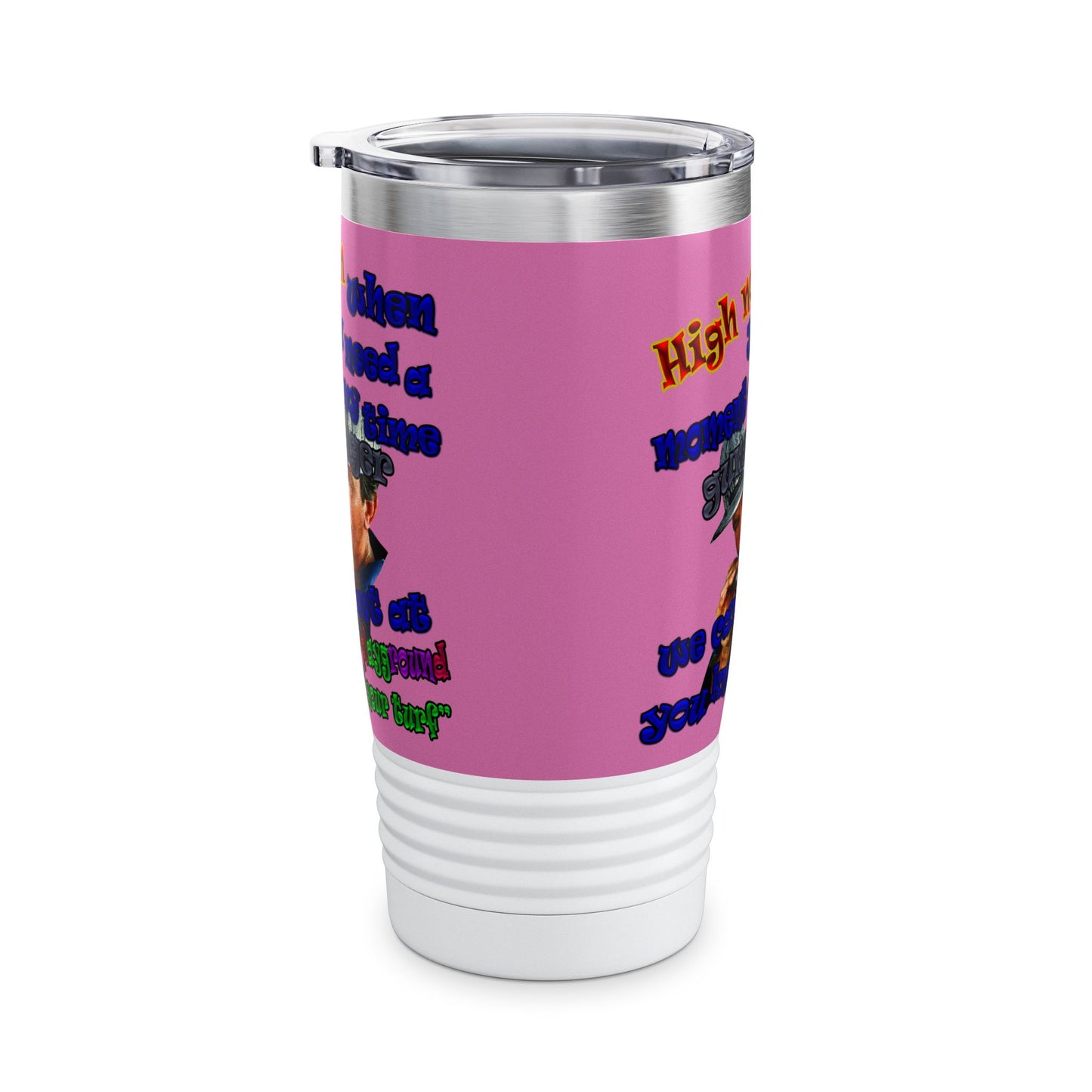 high noon - Ringneck Tumbler, 20oz (light pink)