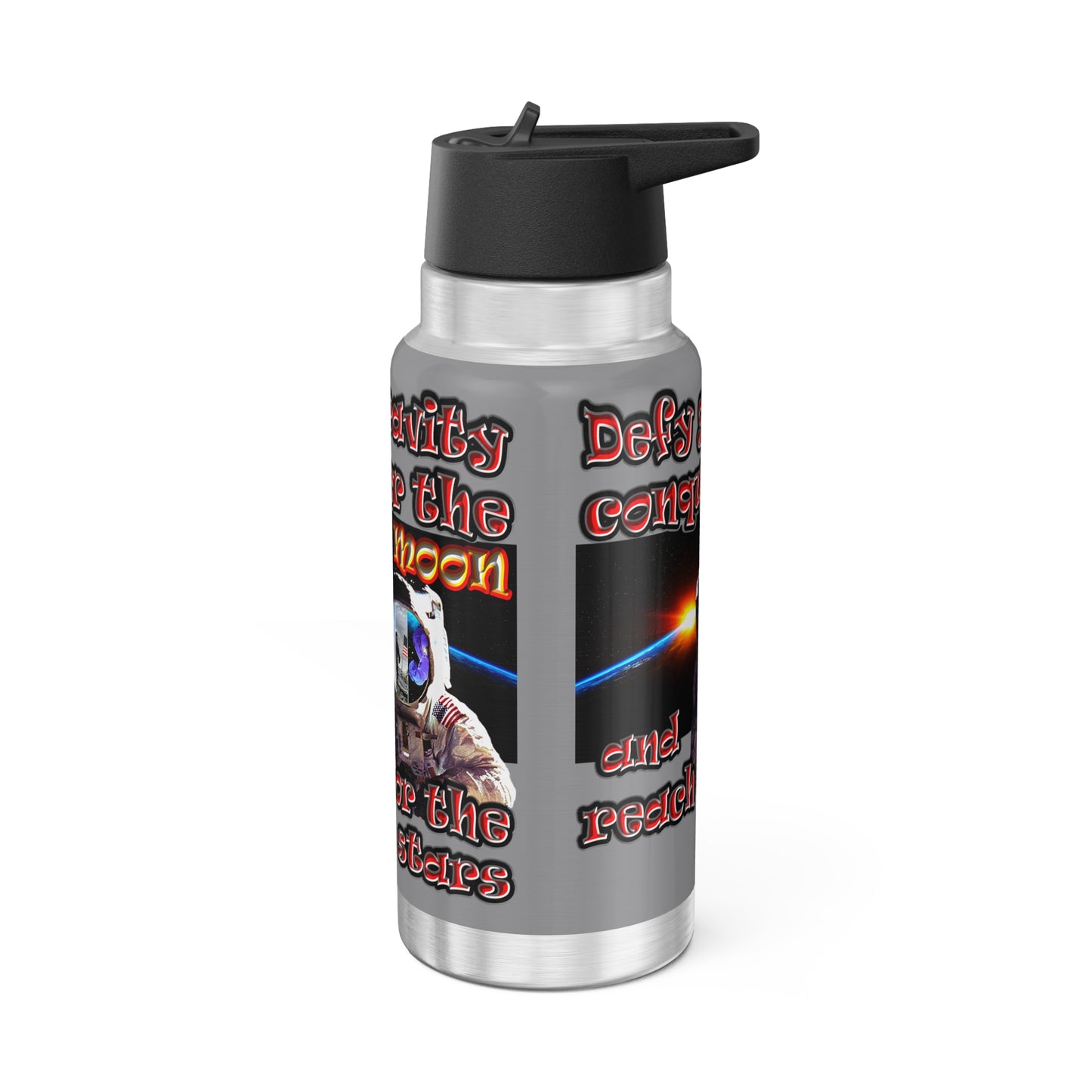 defy conquer reach - Gator Tumbler, 32oz (grey)