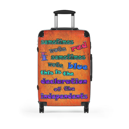 declaration of the independents - Suitcase (burnt orange)