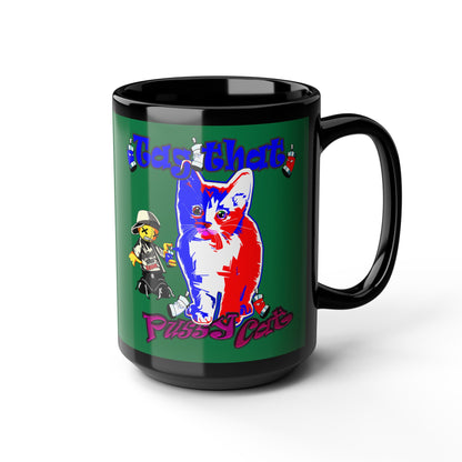 tag that - Black Mug (dark green)