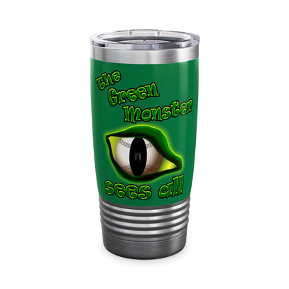 green monster - Ringneck Tumbler, 20oz (dark green)