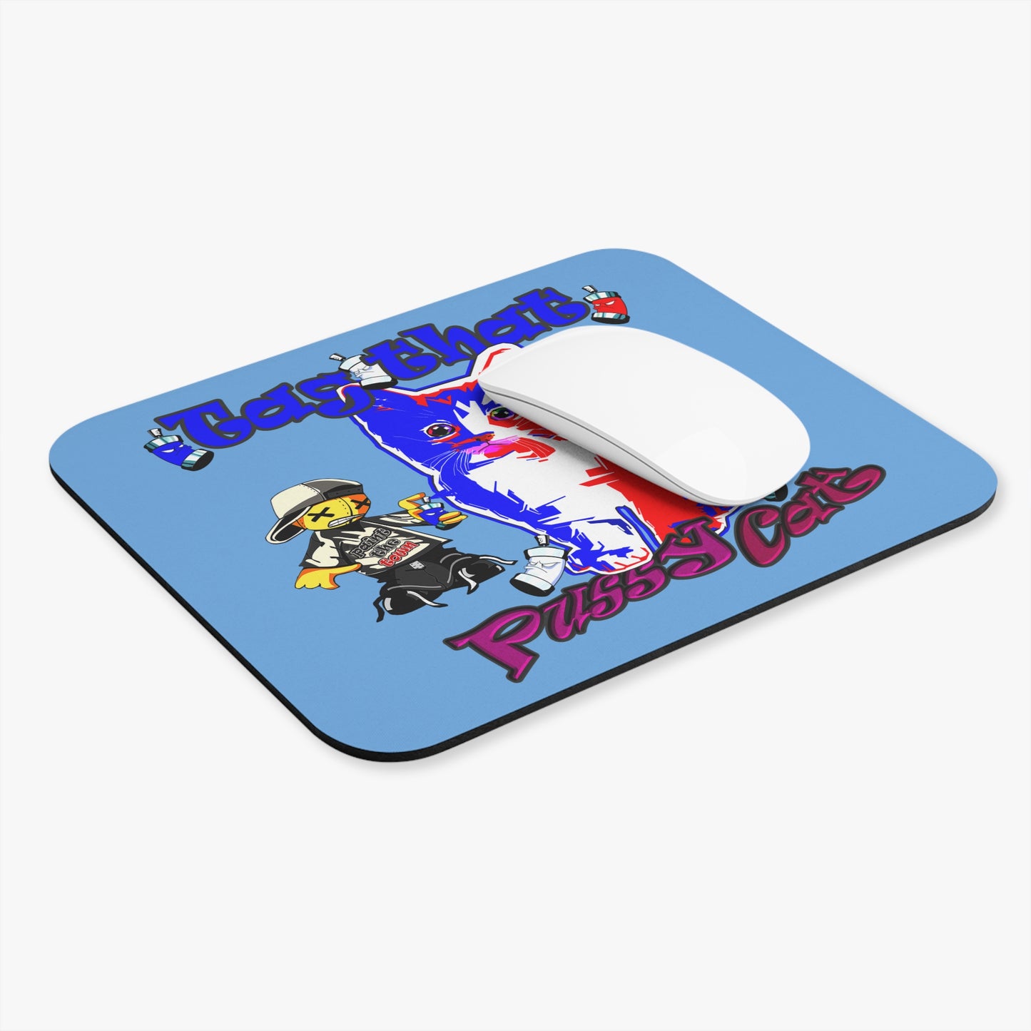 tag that - Mouse Pad (Rectangle) (light blue)