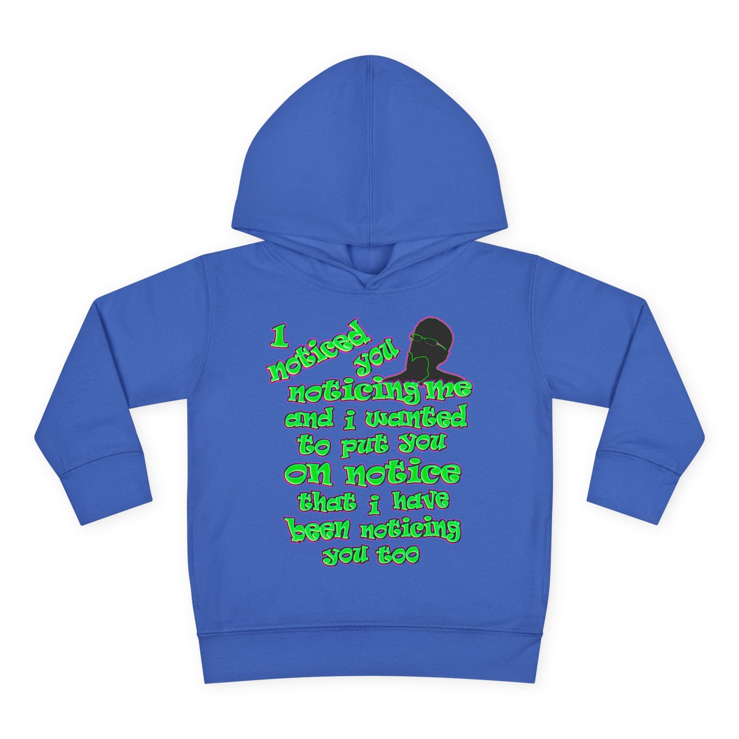 noticed you noticing - Toddler Pullover Fleece Hoodie