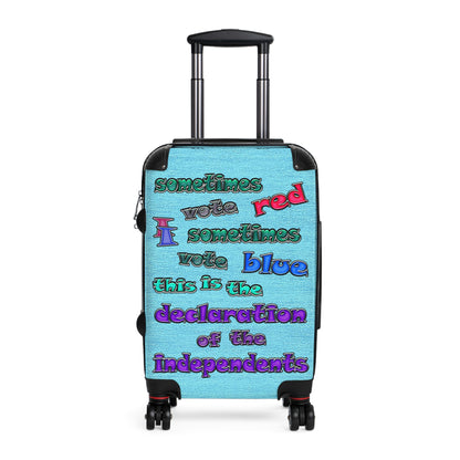 declaration of the independents - Suitcase (faded blue)