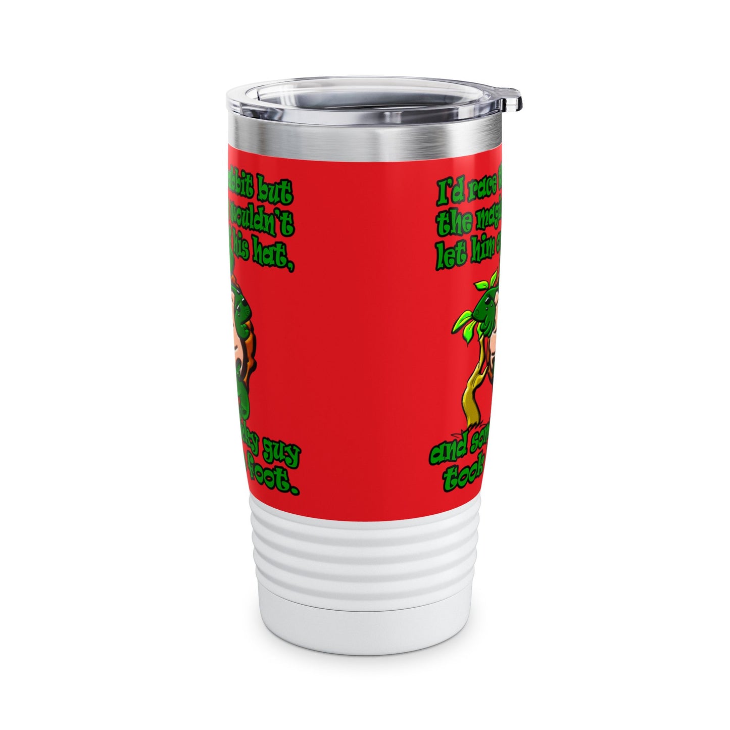 turtle race - Ringneck Tumbler, 20oz (red)