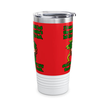 turtle race - Ringneck Tumbler, 20oz (red)