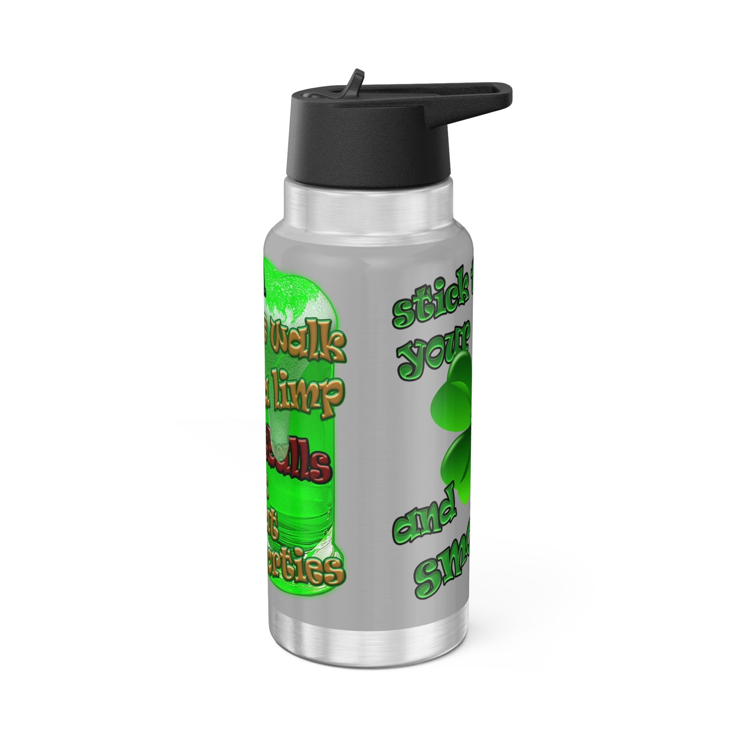 celtics logo - Gator Tumbler, 32oz (light grey)