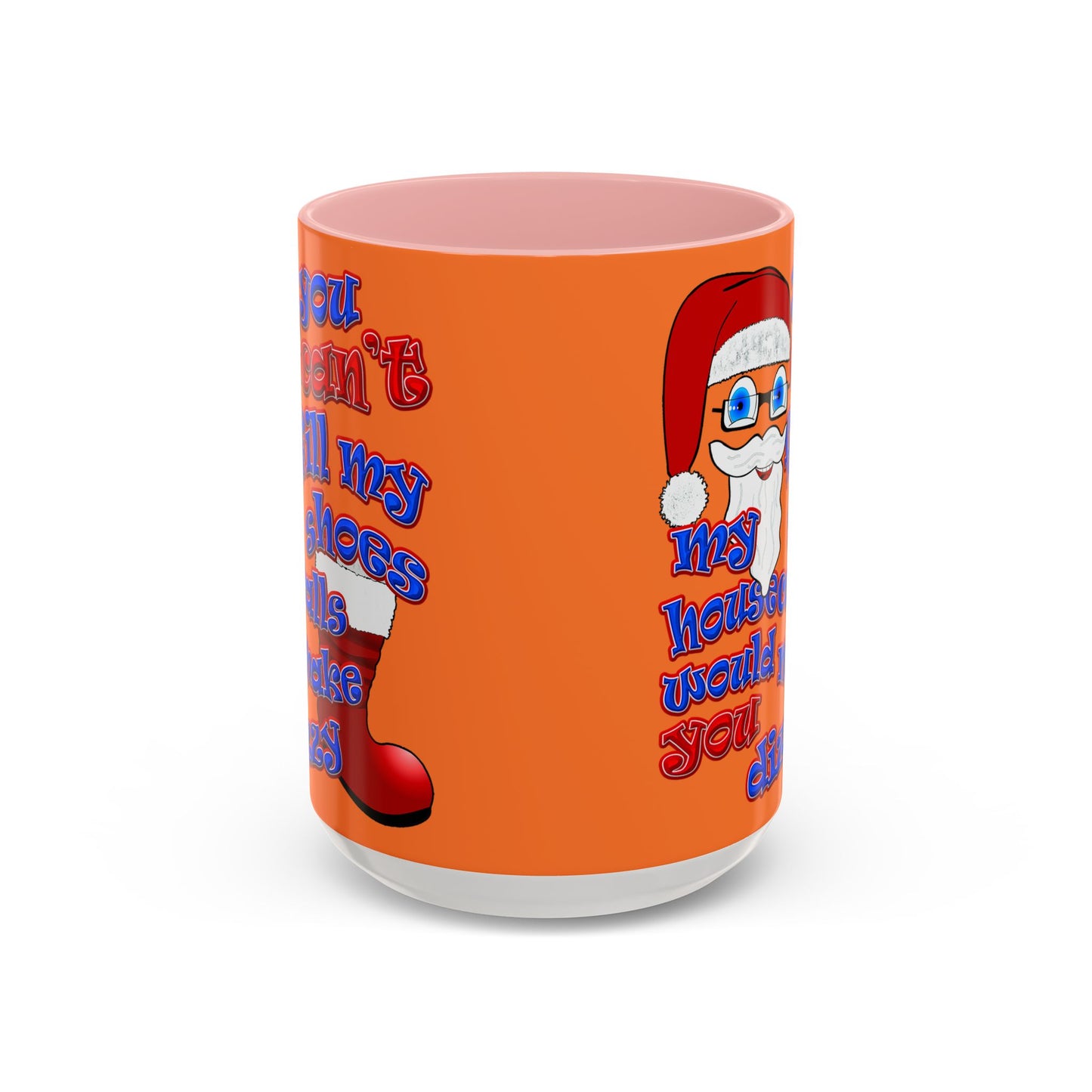 santa's shoes - Accent Mug (crusta)