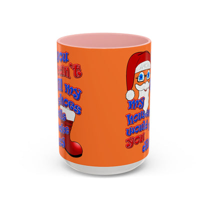 santa's shoes - Accent Mug (crusta)