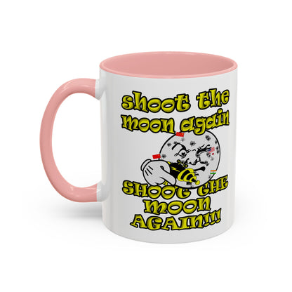 shoot the moon again - Accent Mug (white)