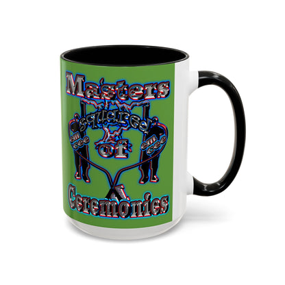 em cee squared - Accent Mug (green)