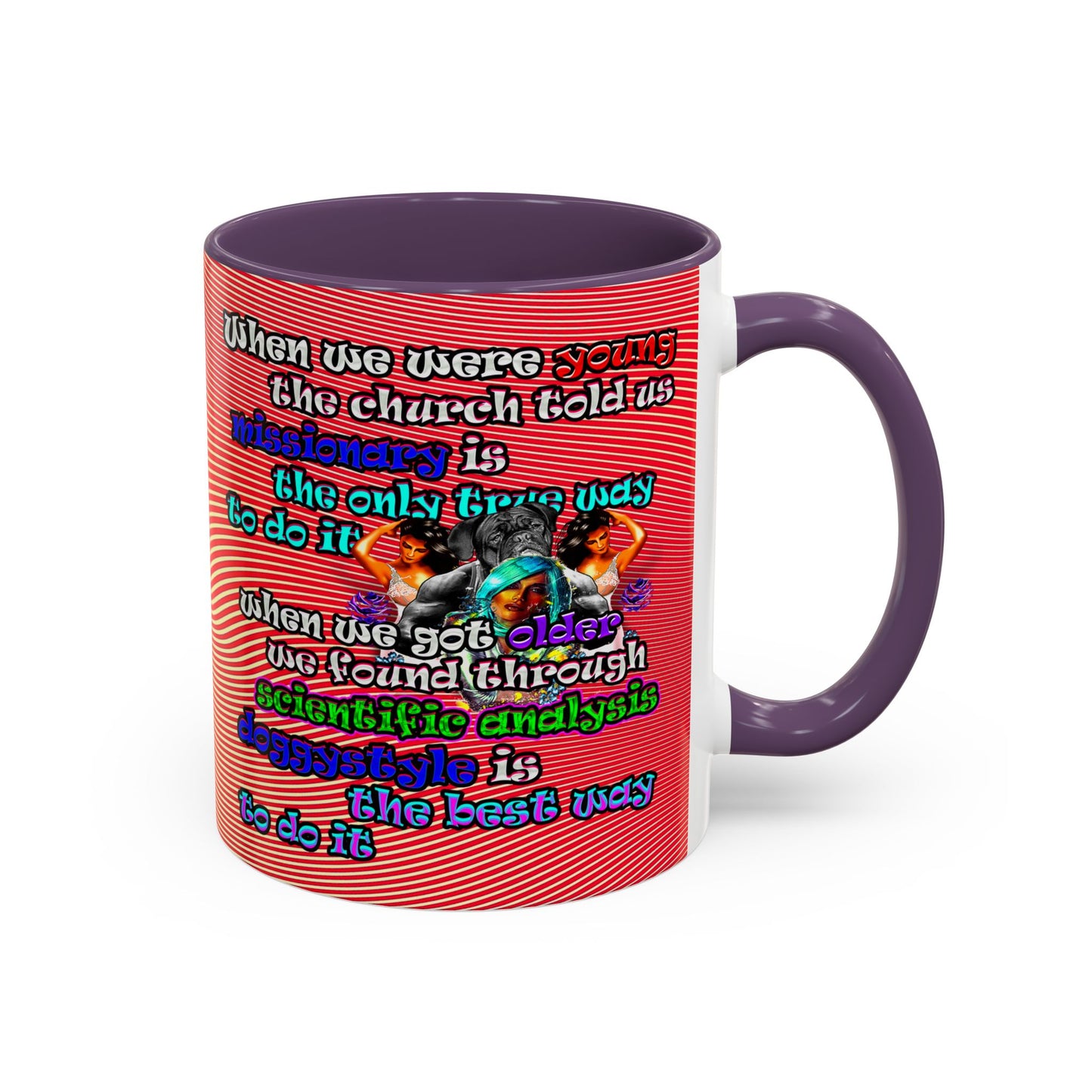 doggystyle - Accent Mug (yellow-orange wave)