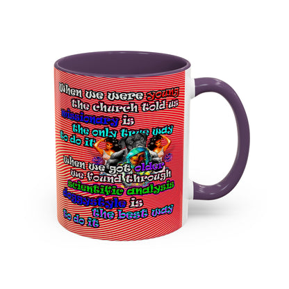 doggystyle - Accent Mug (yellow-orange wave)