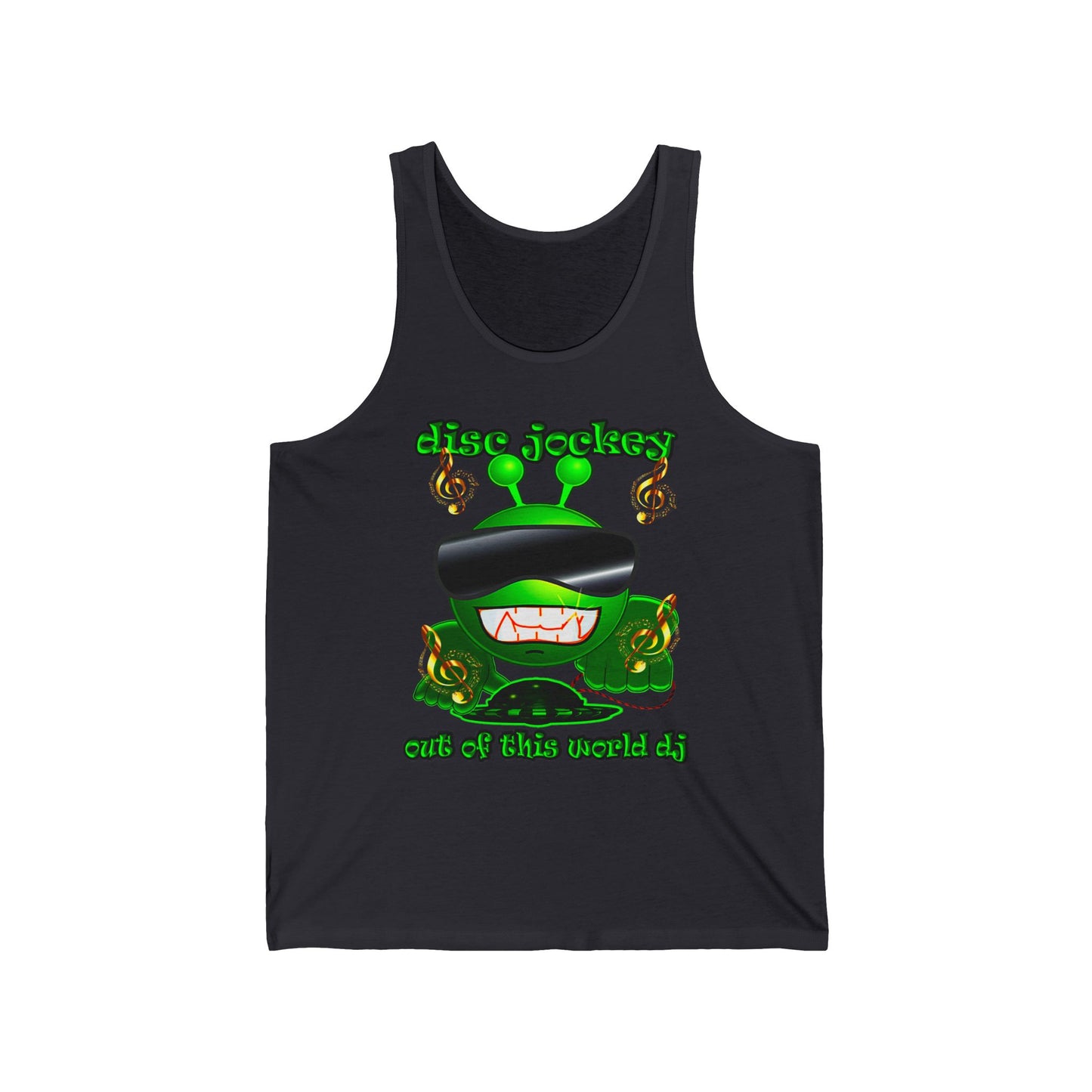 disc jockey - Unisex Jersey Tank