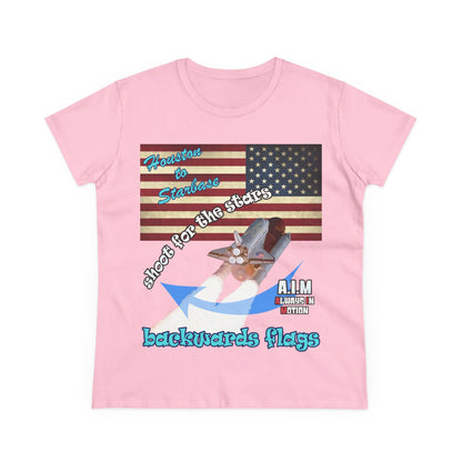 shoot for the stars - Women's Midweight Cotton Tee