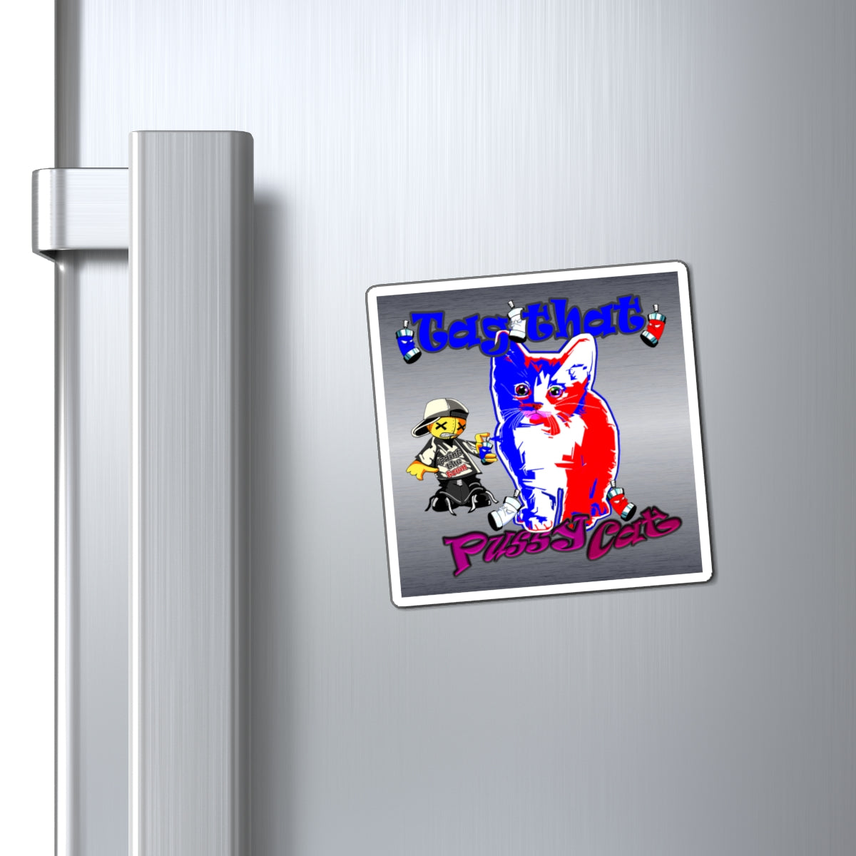 tag that - Magnets - (brushed nickel)