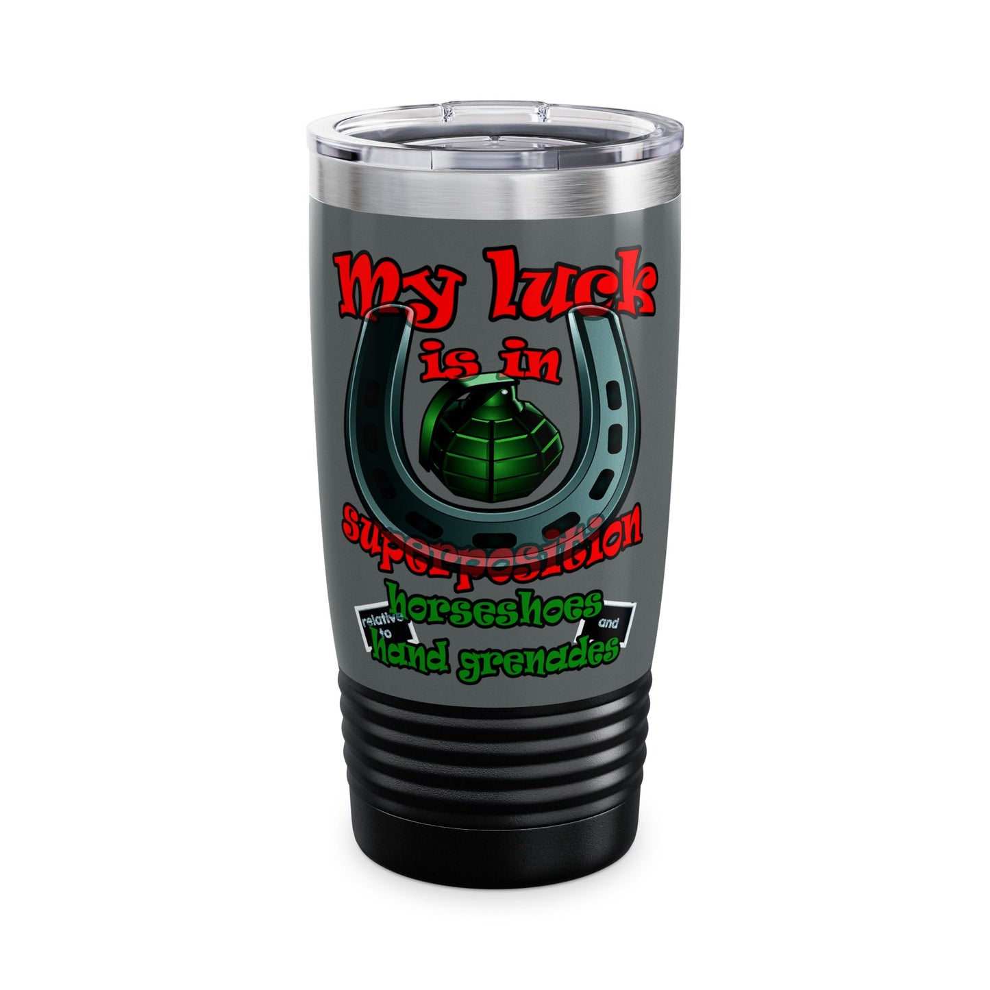 my luck - Ringneck Tumbler, 20oz (dark grey)