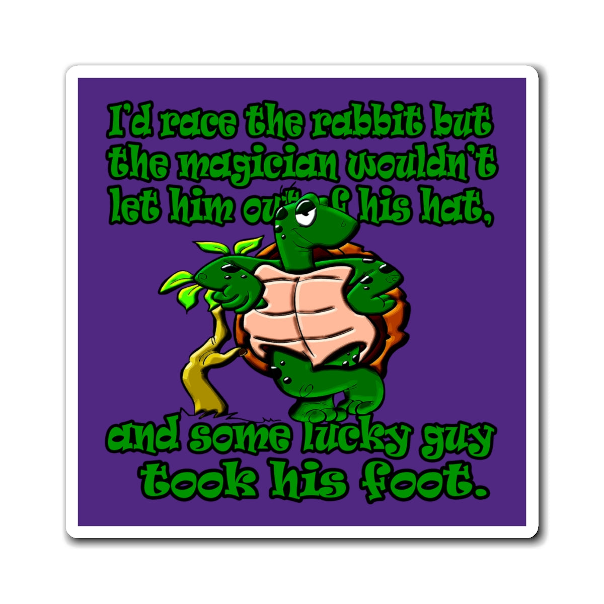 turtle race - Magnets - (purple)