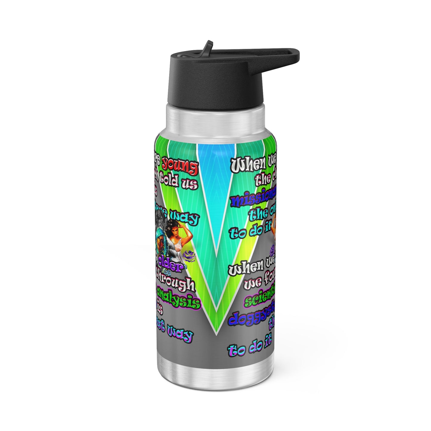 doggystyle - Gator Tumbler, 32oz  (rainbow split)