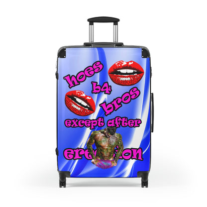 hoes b4 bros - Suitcase (blue-white wave)