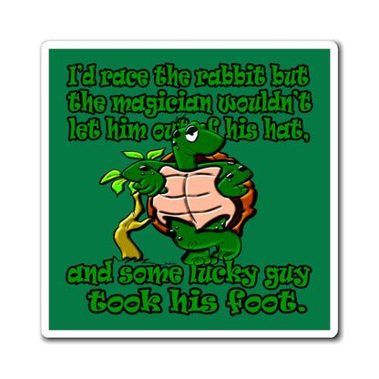 turtle race - Magnets - (dark green)