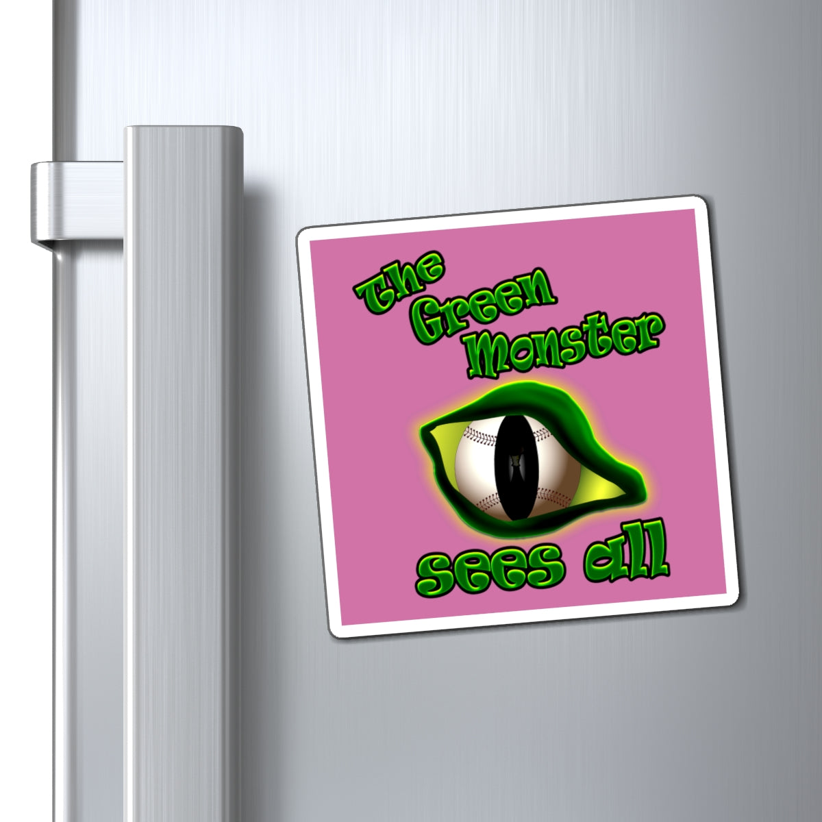 green monster - Magnets - (light pink)