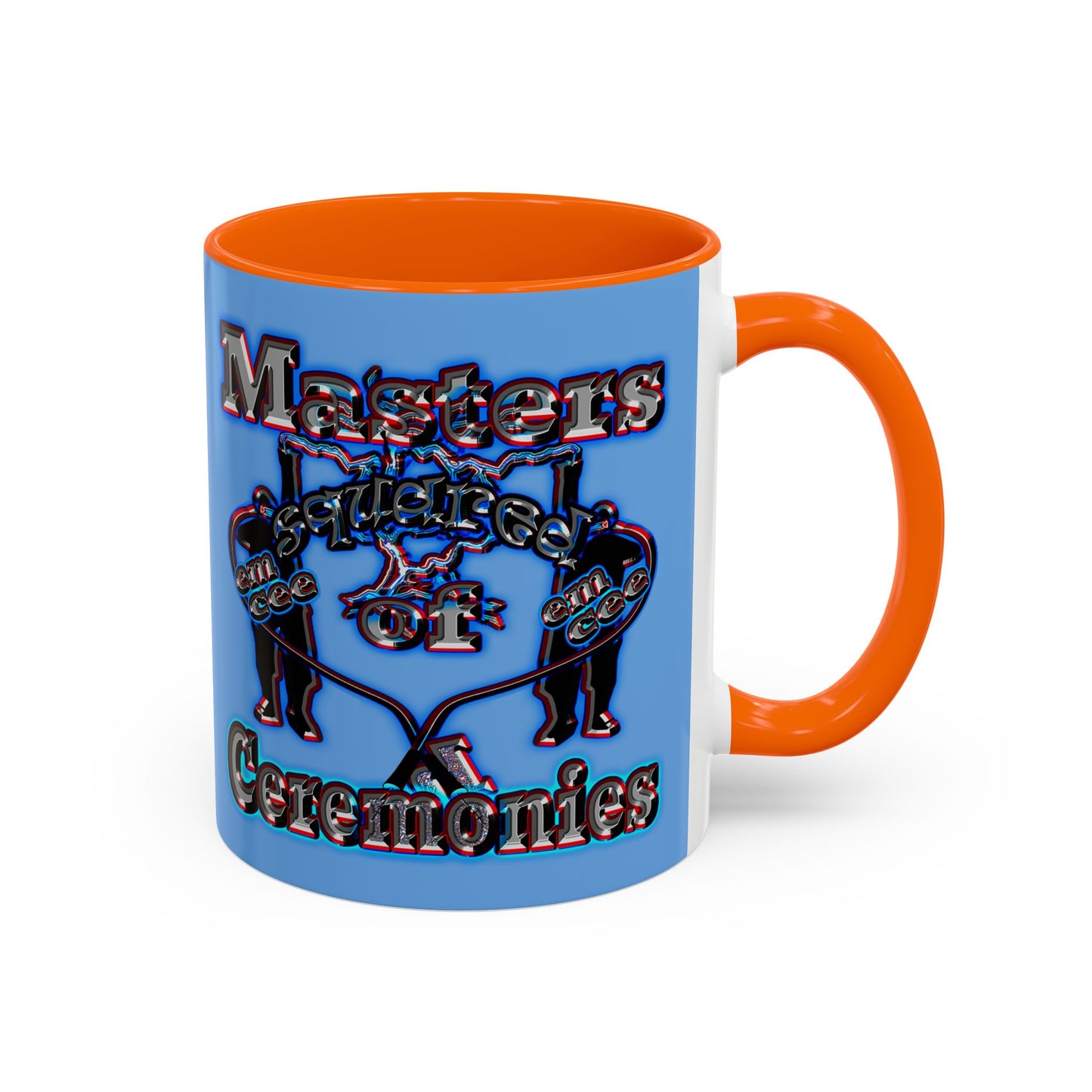 em cee squared - Accent Mug (light blue)