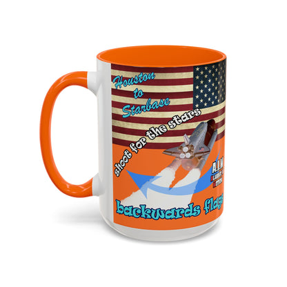shoot for the stars - Accent Mug (crusta)