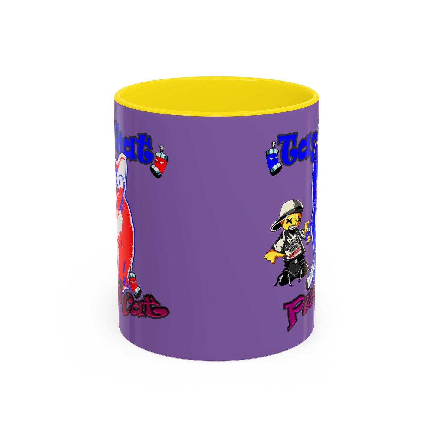 tag that - Accent Mug (light purple)