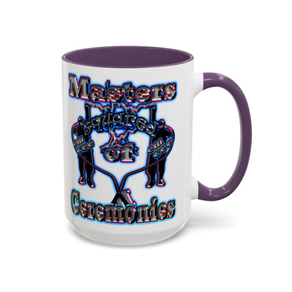 em cee squared - Accent Mug (white)