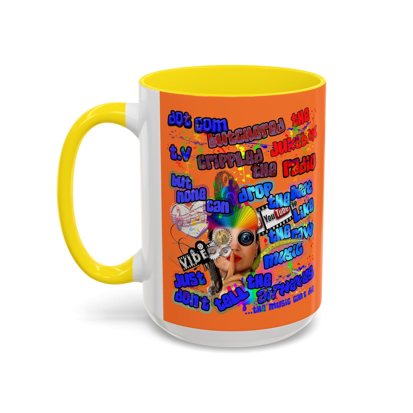 drop the beat - Accent Mug (crusta)