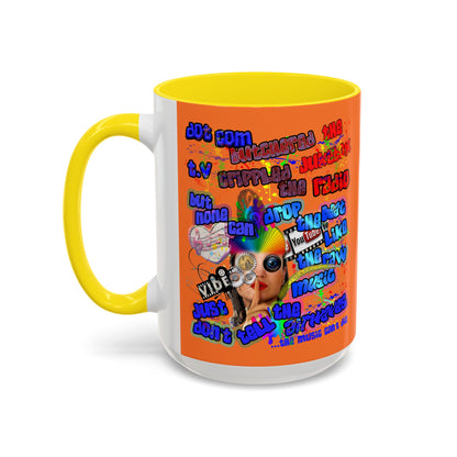 drop the beat - Accent Mug (crusta)