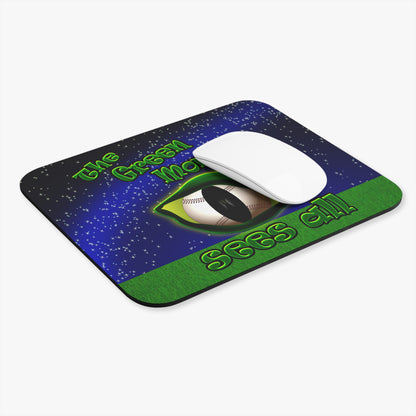 green monster - Mouse Pad (Rectangle) ('snoops' background)