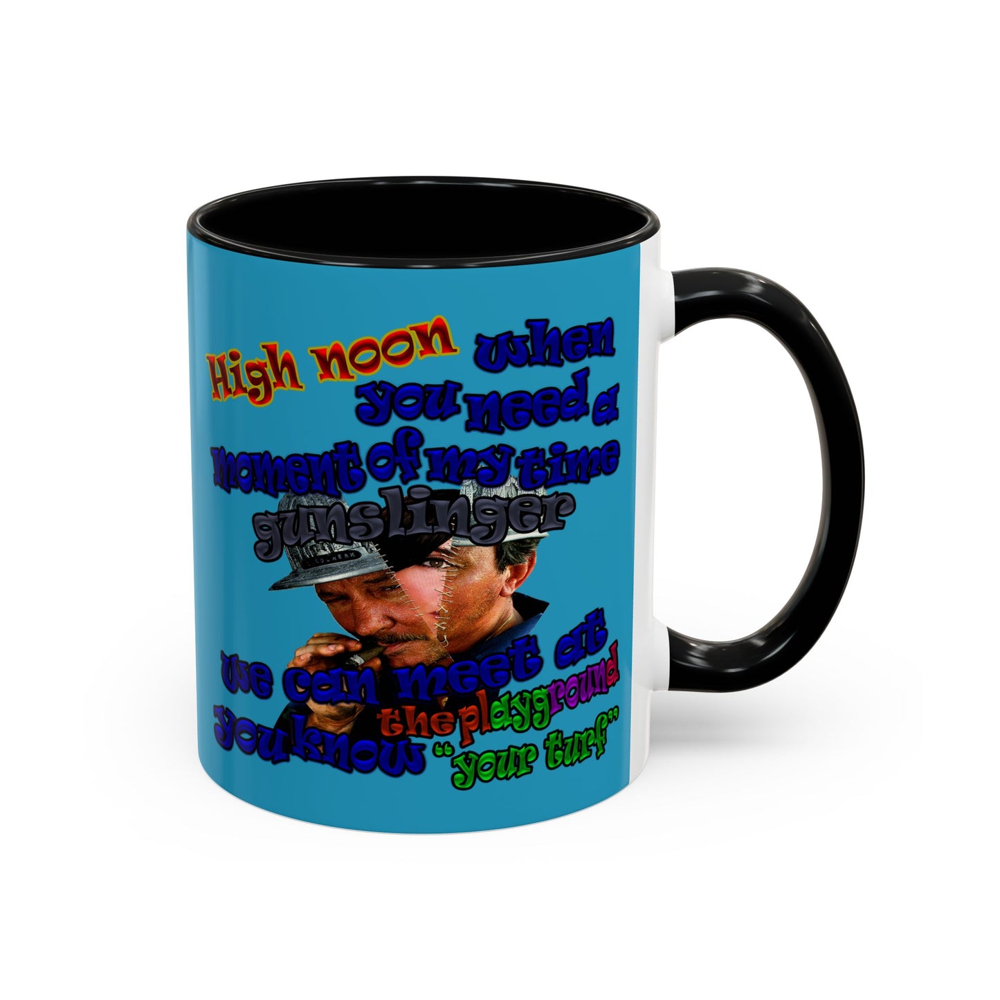 high noon - Accent Mug (turquoise)