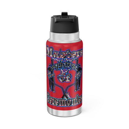 em cee squared - Gator Tumbler, 32oz (dark red)