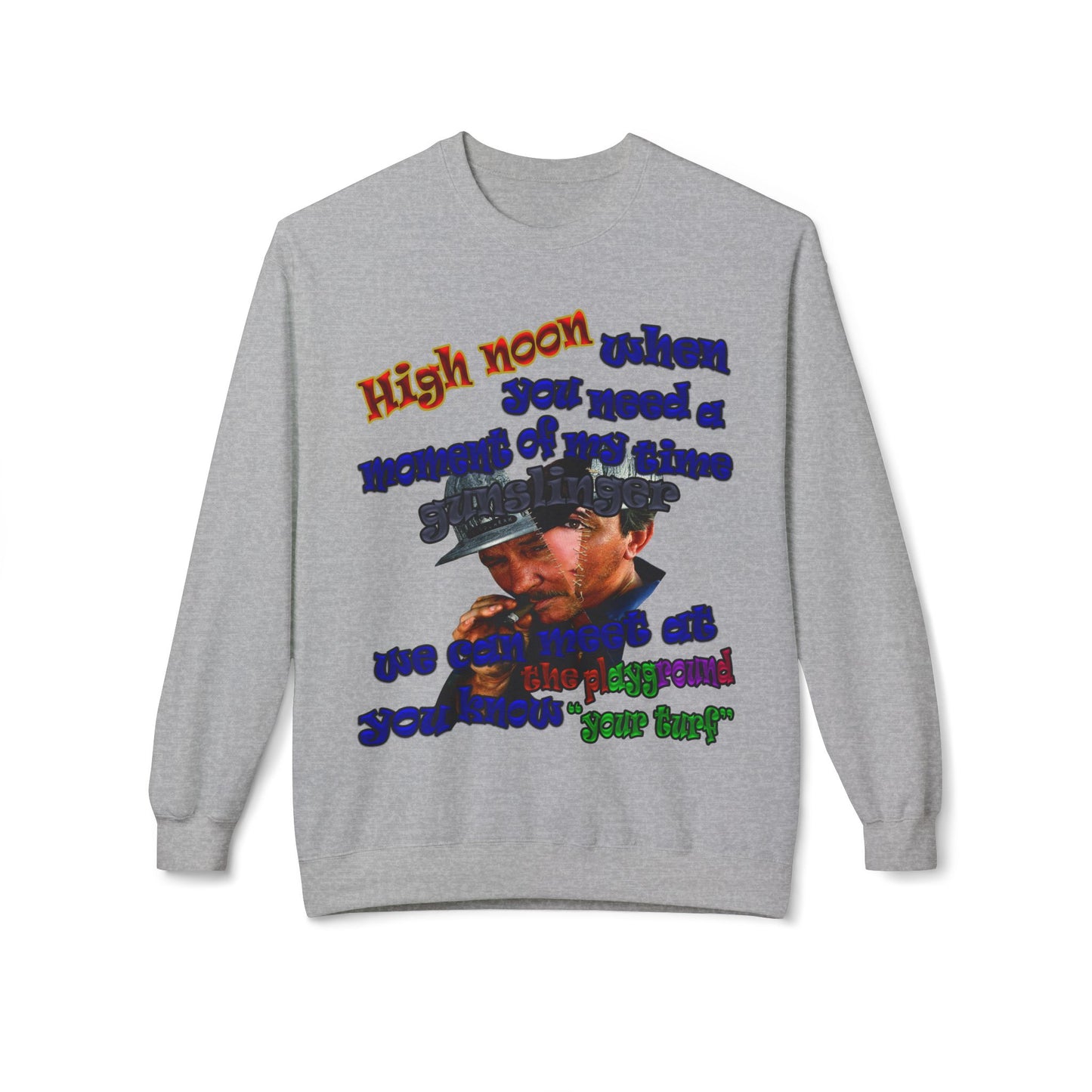 high noon - Unisex Midweight Softstyle Fleece Crewneck Sweatshirt