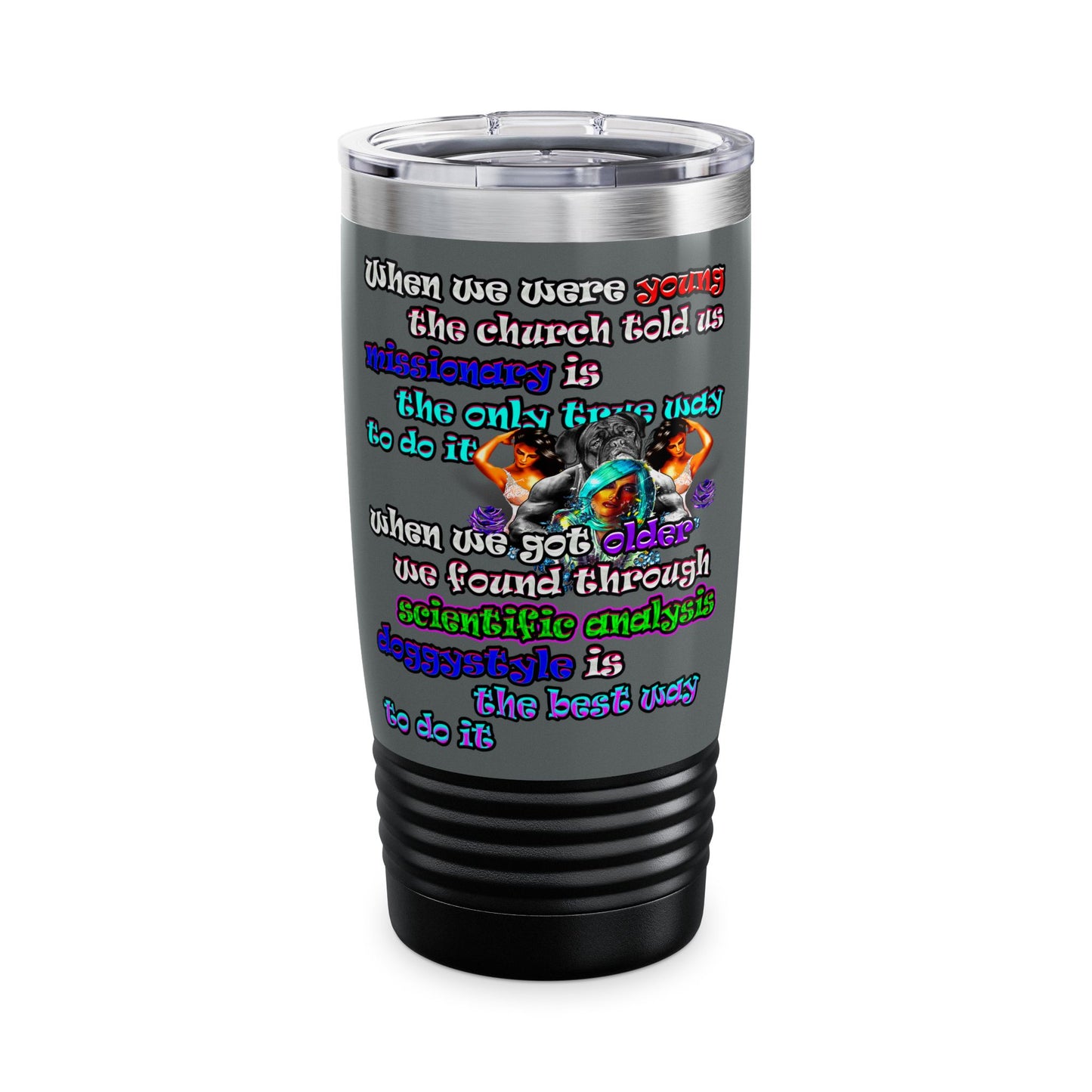 doggystyle - Ringneck Tumbler, 20oz (dark grey)