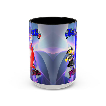tag that - Accent Mug (grey-pink wave)