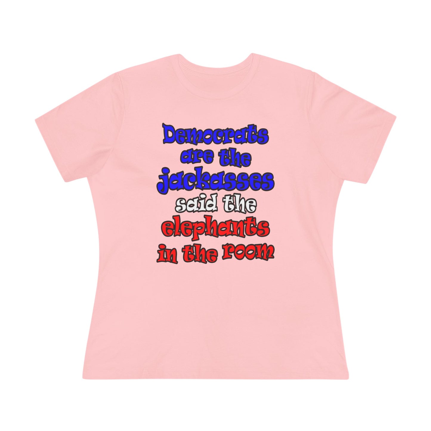 donkeys and elephants - Women's Premium Tee