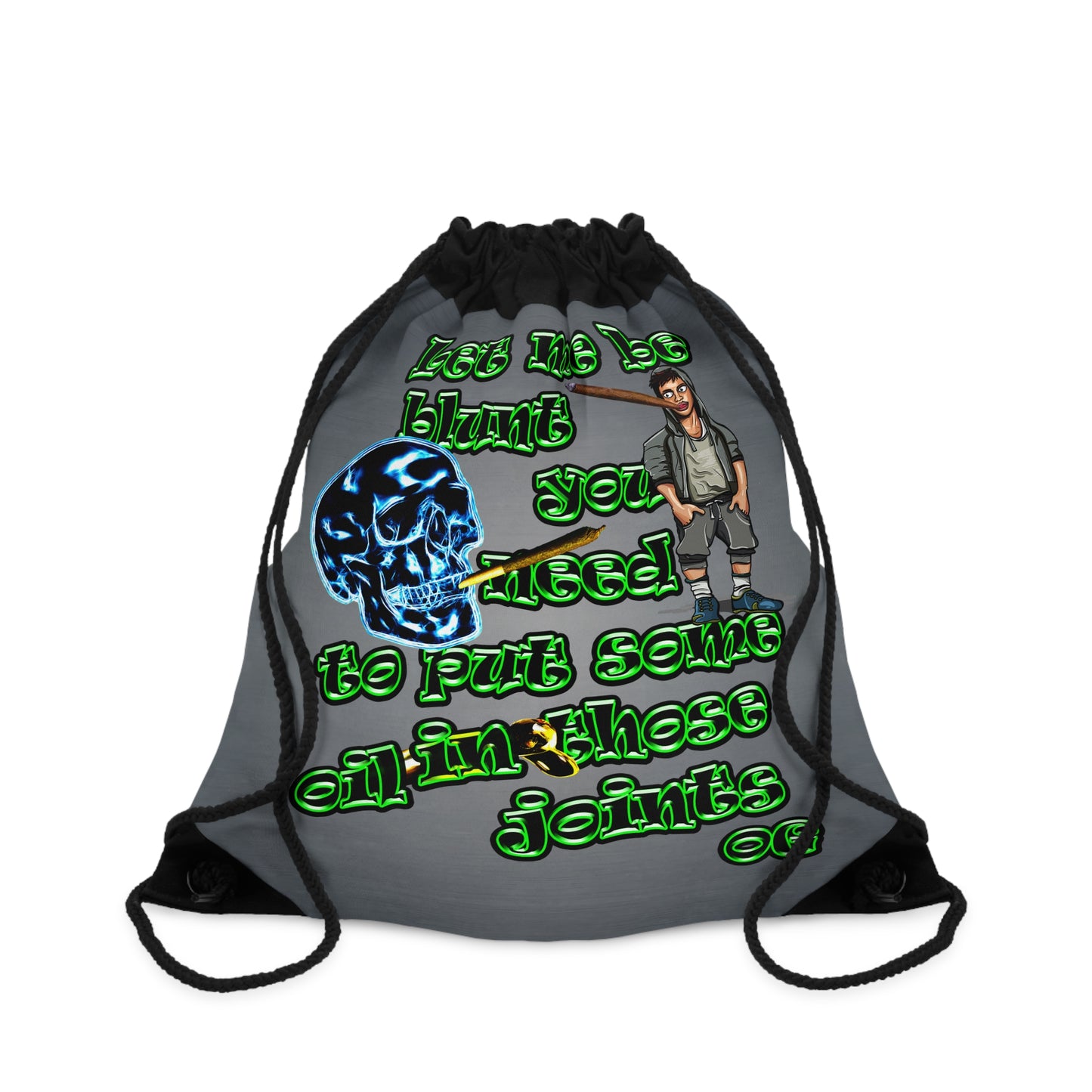 og - Drawstring Bag (grey-light grey)